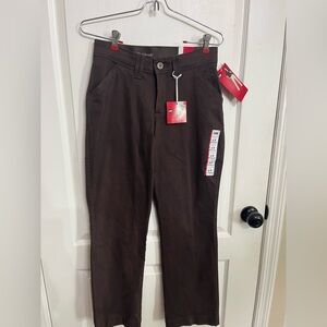 Women’s Lee sinfully soft pants. Chocolate color. Size 4 petite